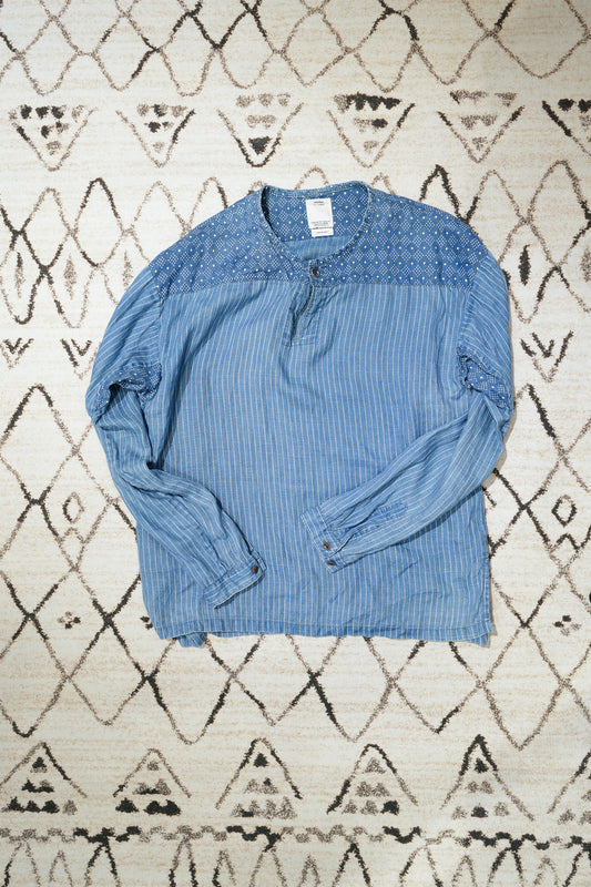 Visvim Kerchief Tunic Shirt Indigo Wabash