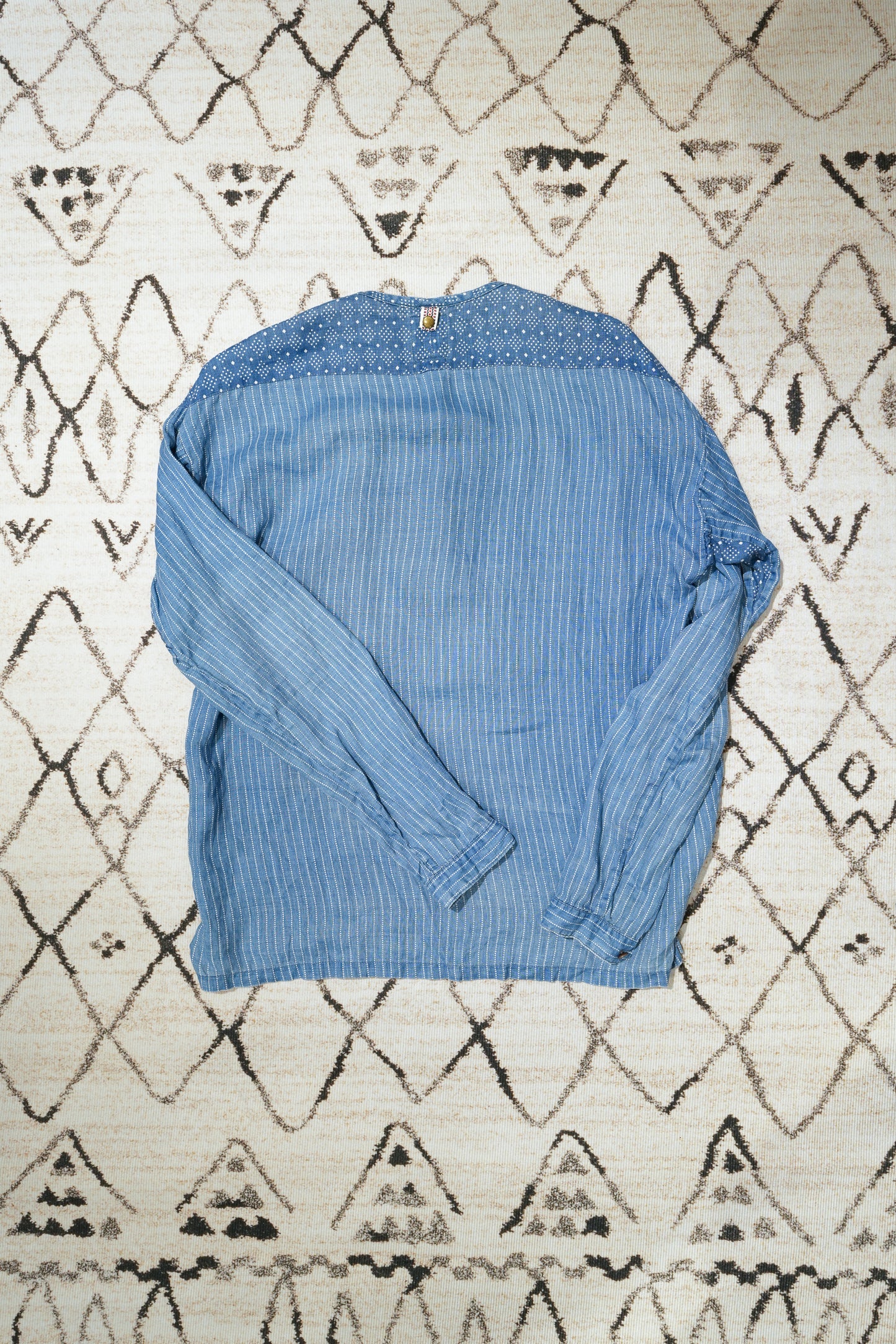 Visvim Kerchief Tunic Shirt Indigo Wabash