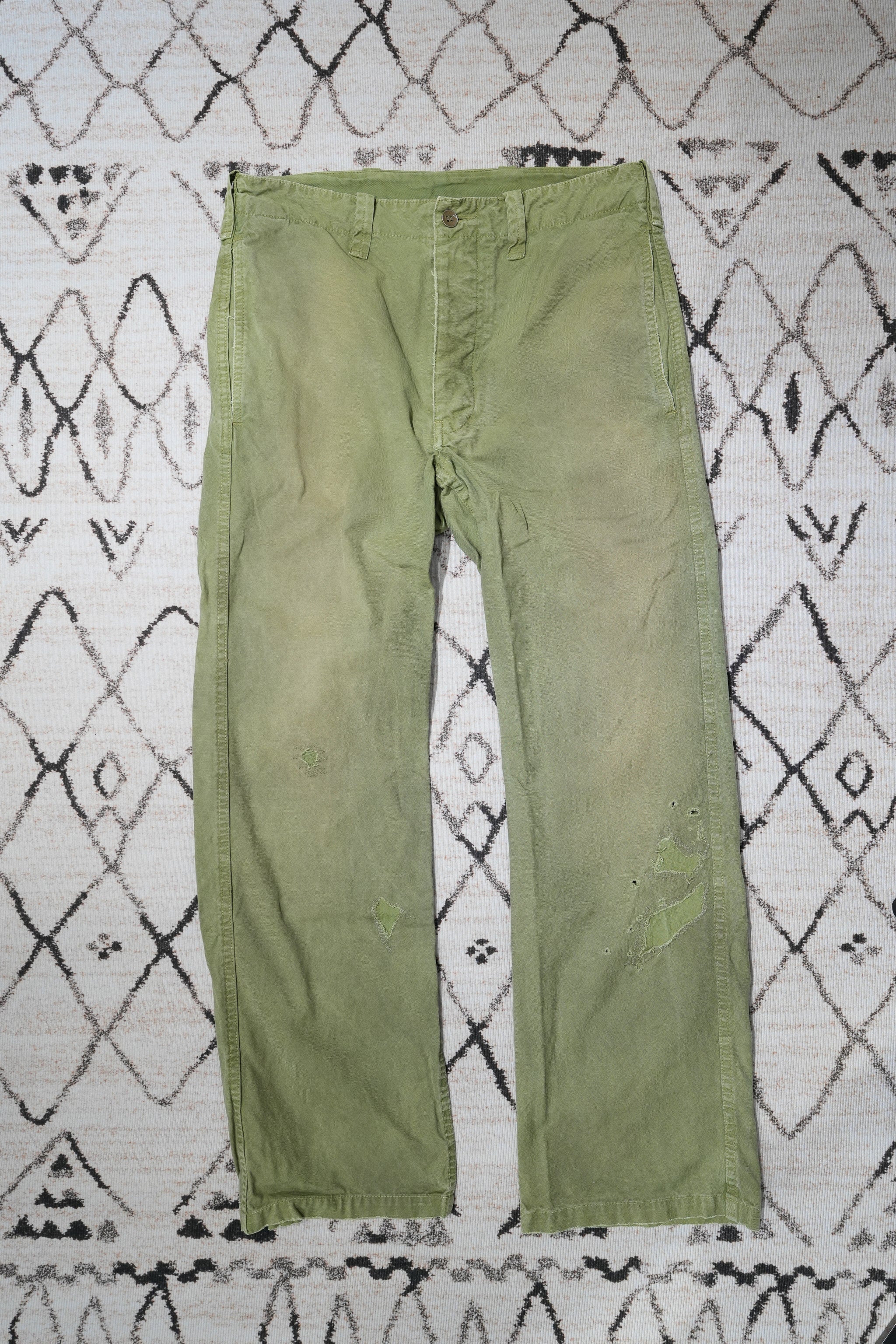 visvim GIFFORD PANTS DMGD GREEN(サイズ2)