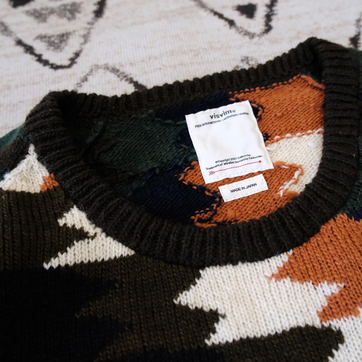 Visvim 18AW College Knit N.D. Blanket