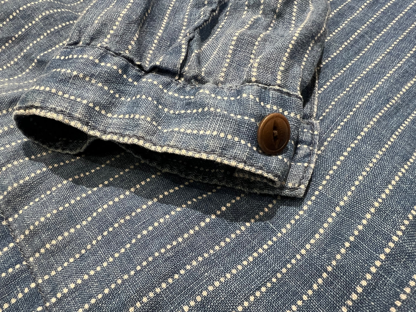 Visvim Kerchief Tunic Shirt Indigo Wabash