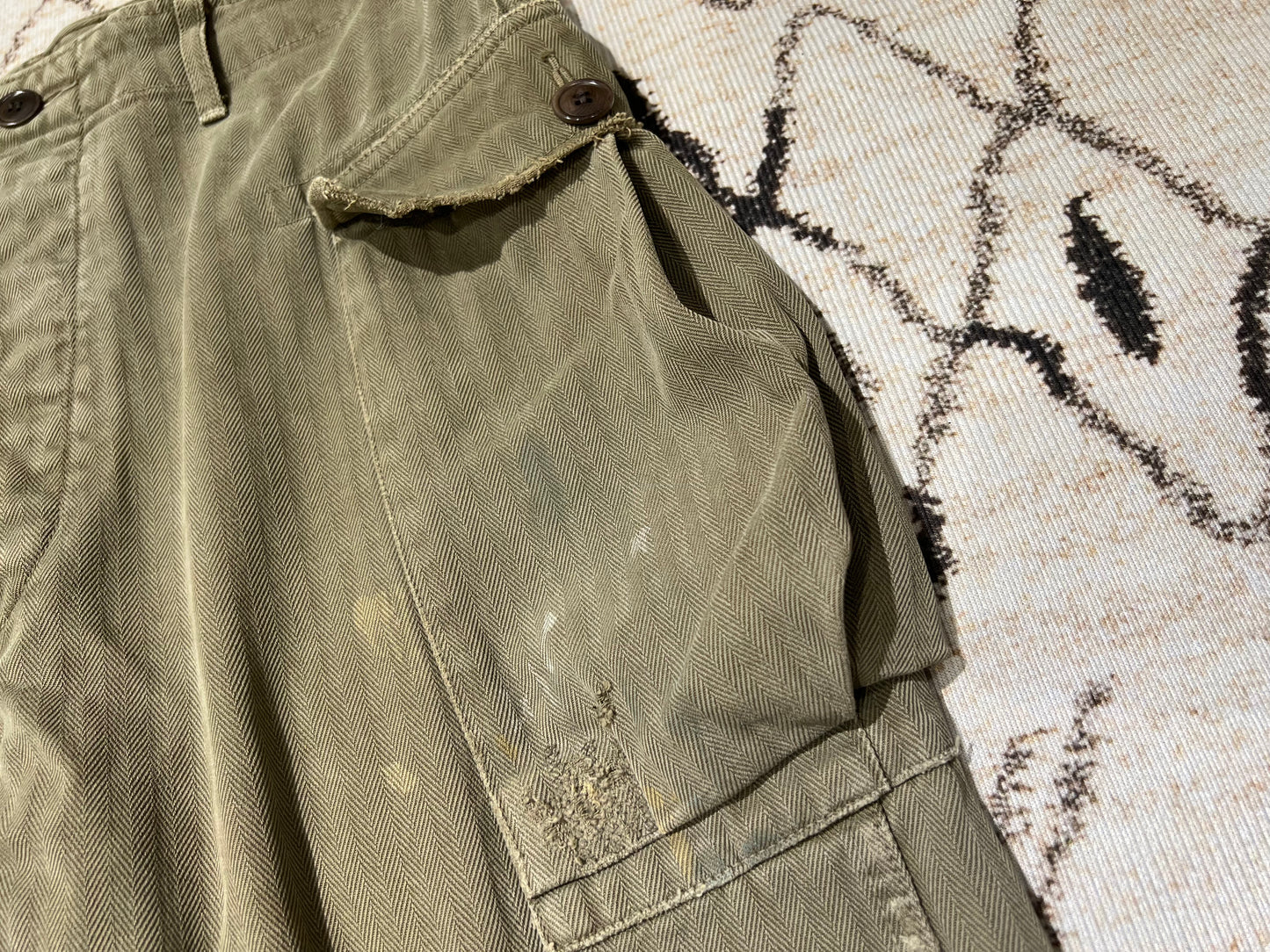 Visvim Veterans Pants Crash（Herringbone）