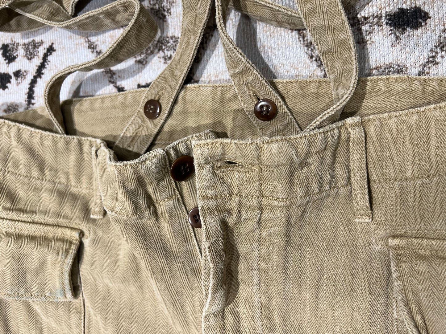 Visvim 19AW Hw Tioga Cargo Braces Pants