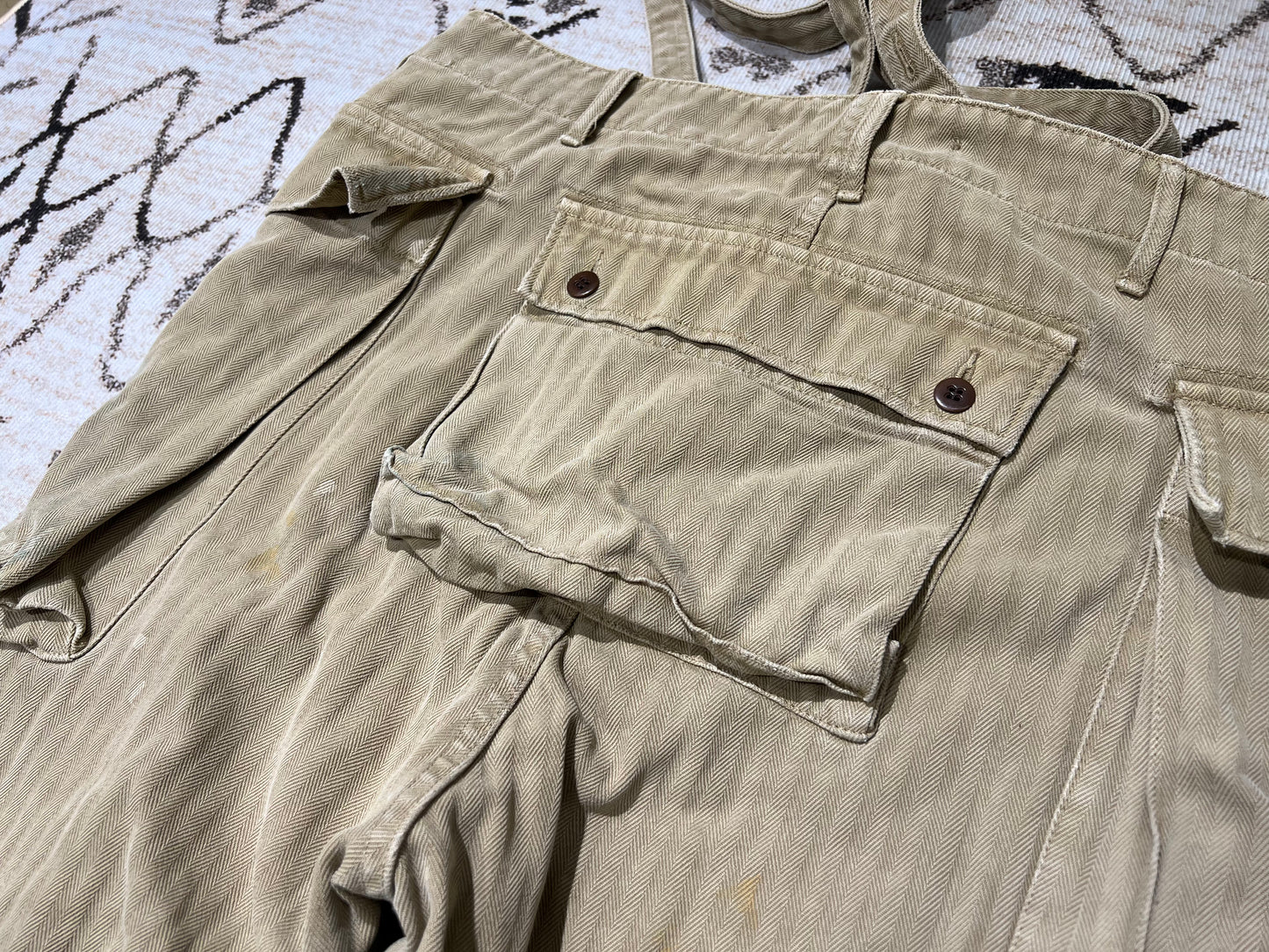 Visvim 19AW Hw Tioga Cargo Braces Pants