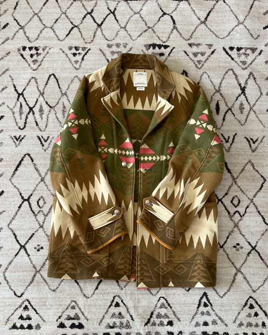 Visvim 23AW Hopiland Coat Native Blanket