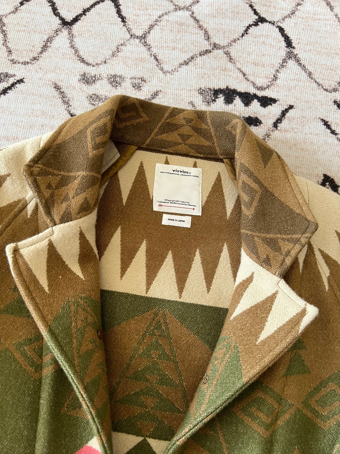 Visvim 23AW Hopiland Coat Native Blanket