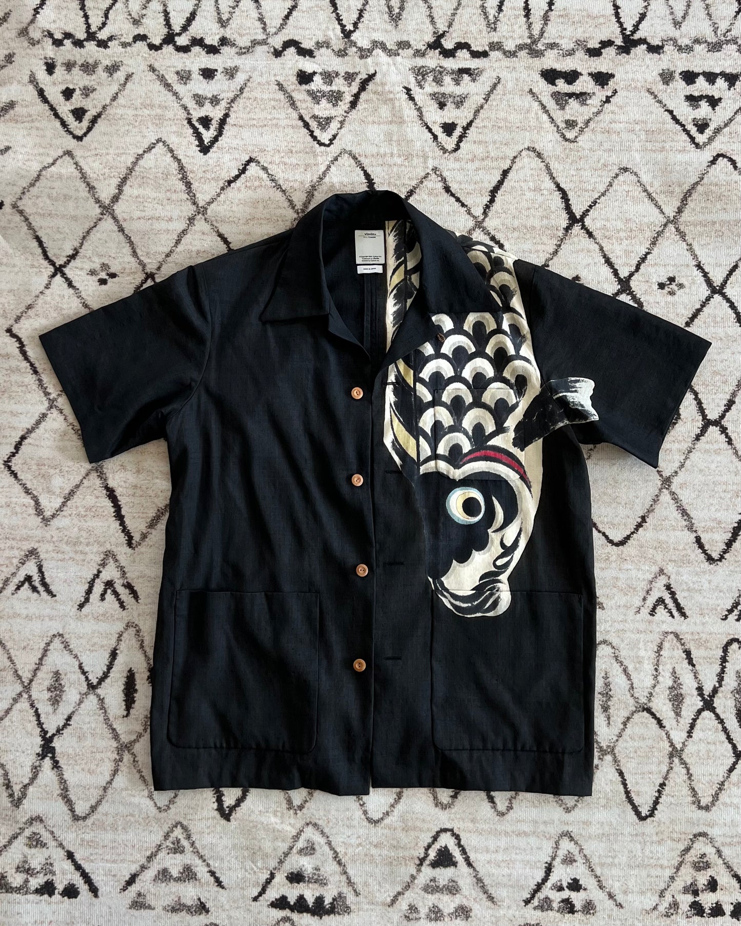 Visvim 15SS Duke Shirt S/S (KYO-YUZEN)