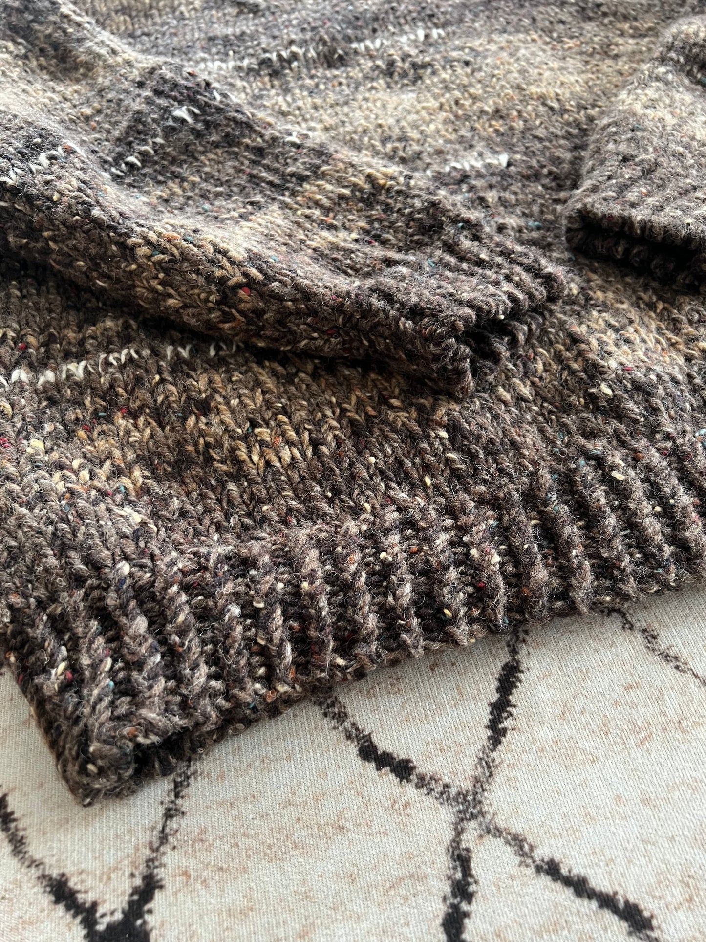 Visvim 21AW Amplus Crew Gardient Hand Knit