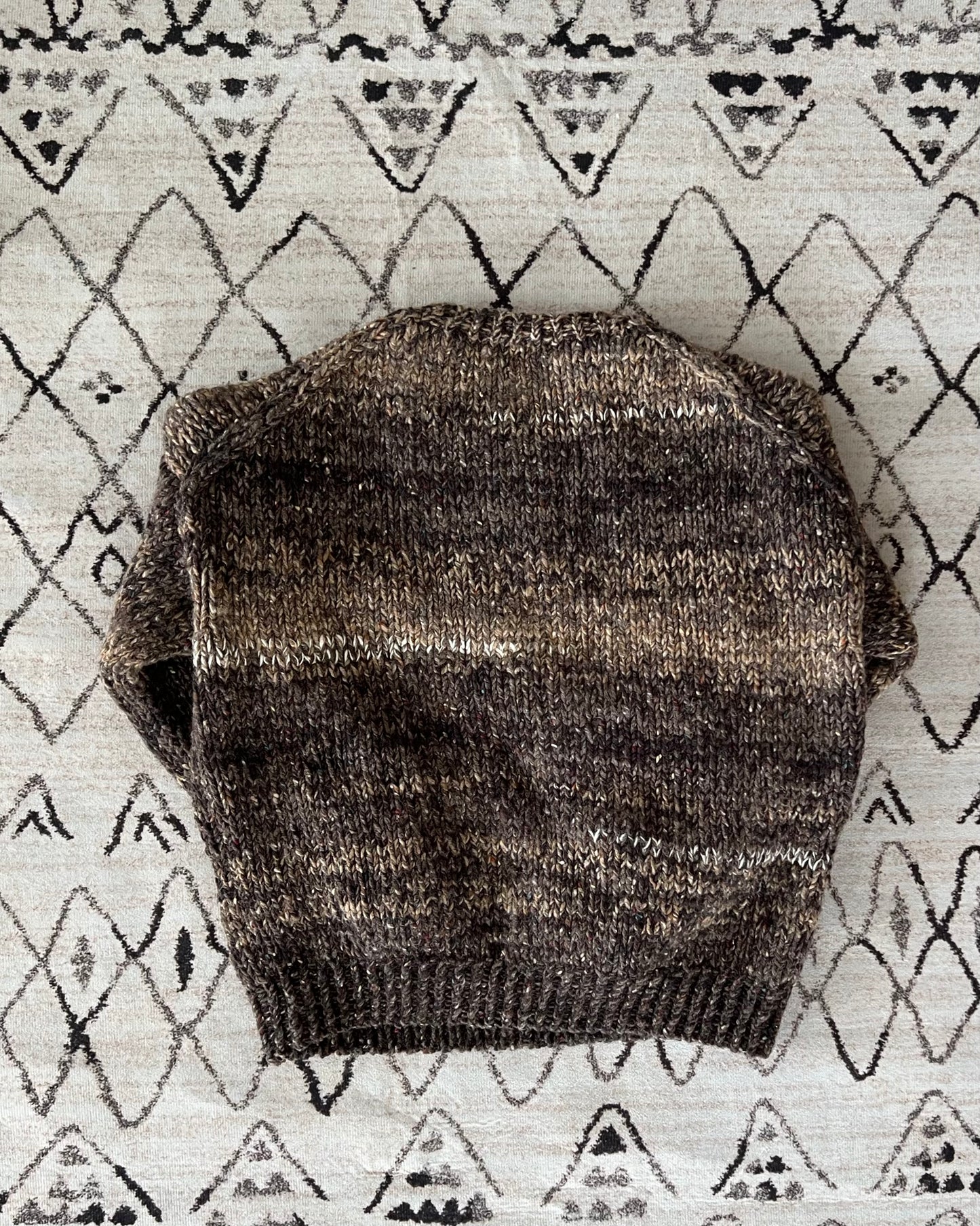 Visvim 21AW Amplus Crew Gardient Hand Knit