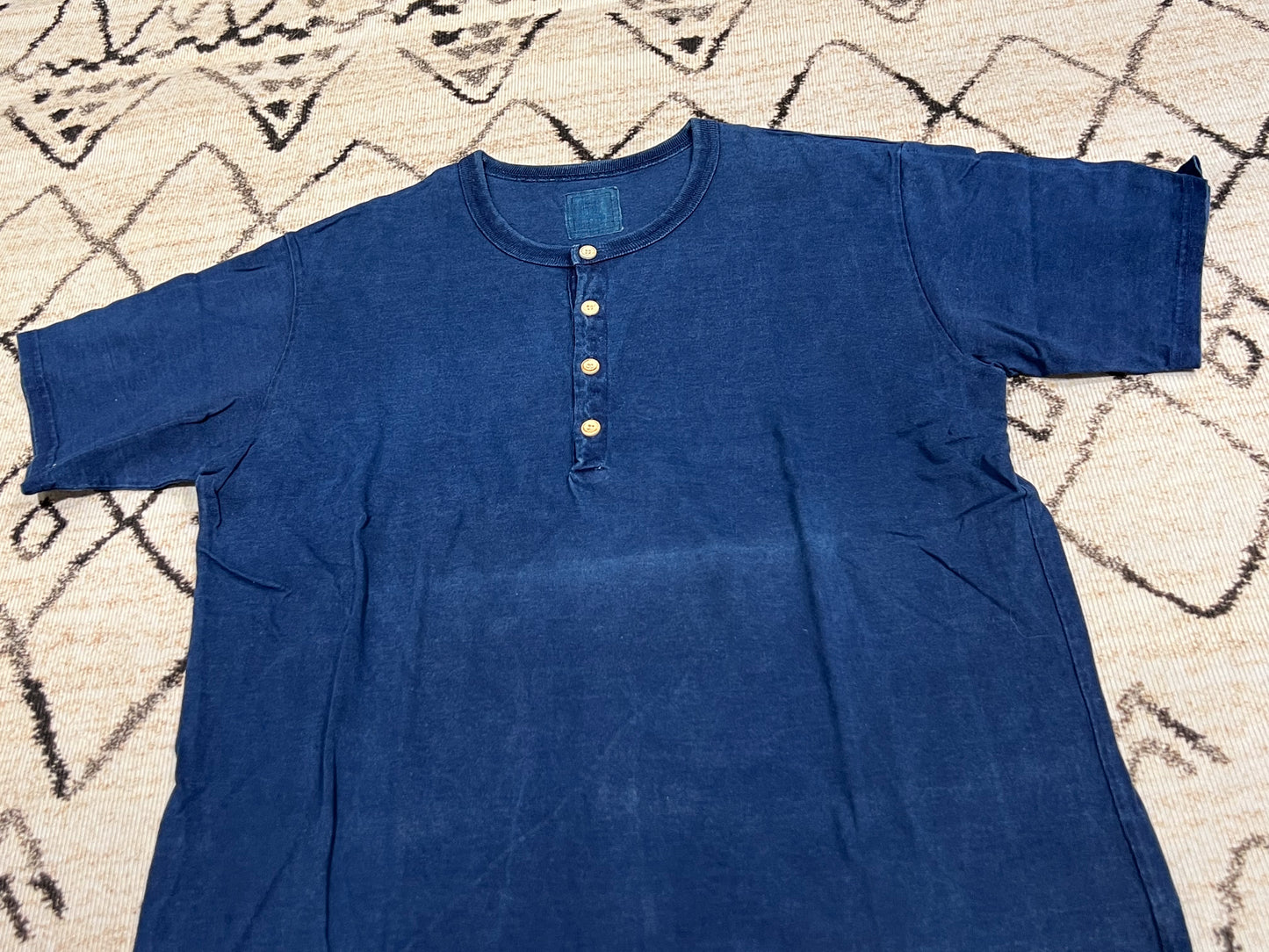 Visvim ICT Henley Tee Indigo