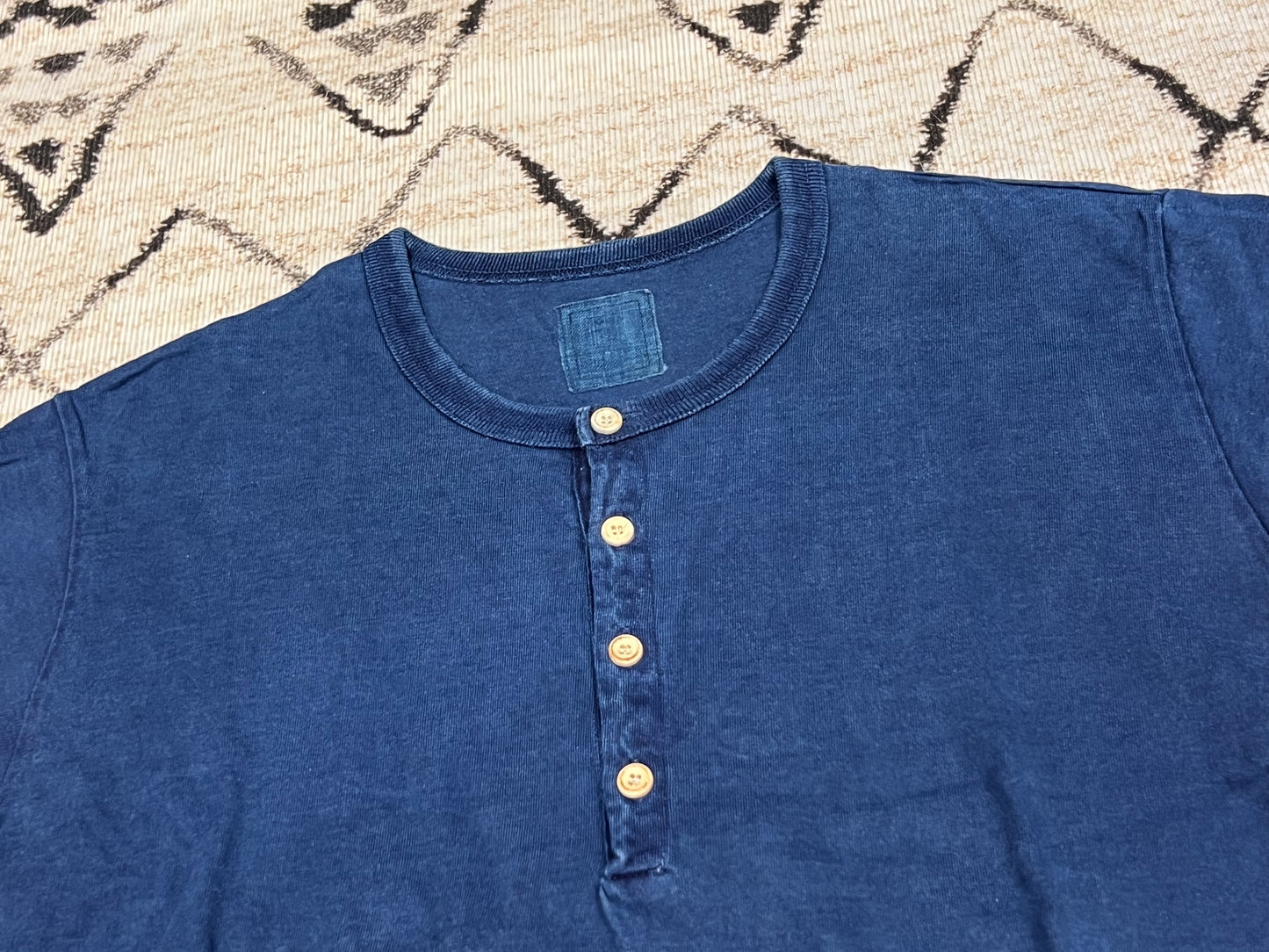 Visvim ICT Henley Tee Indigo