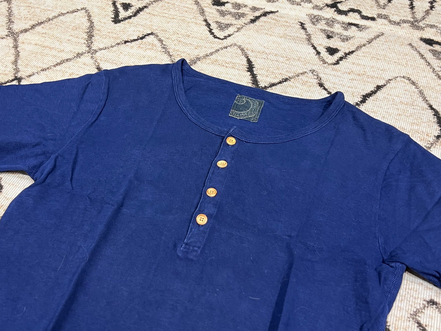 Visvim ICT Henley Tee Indigo